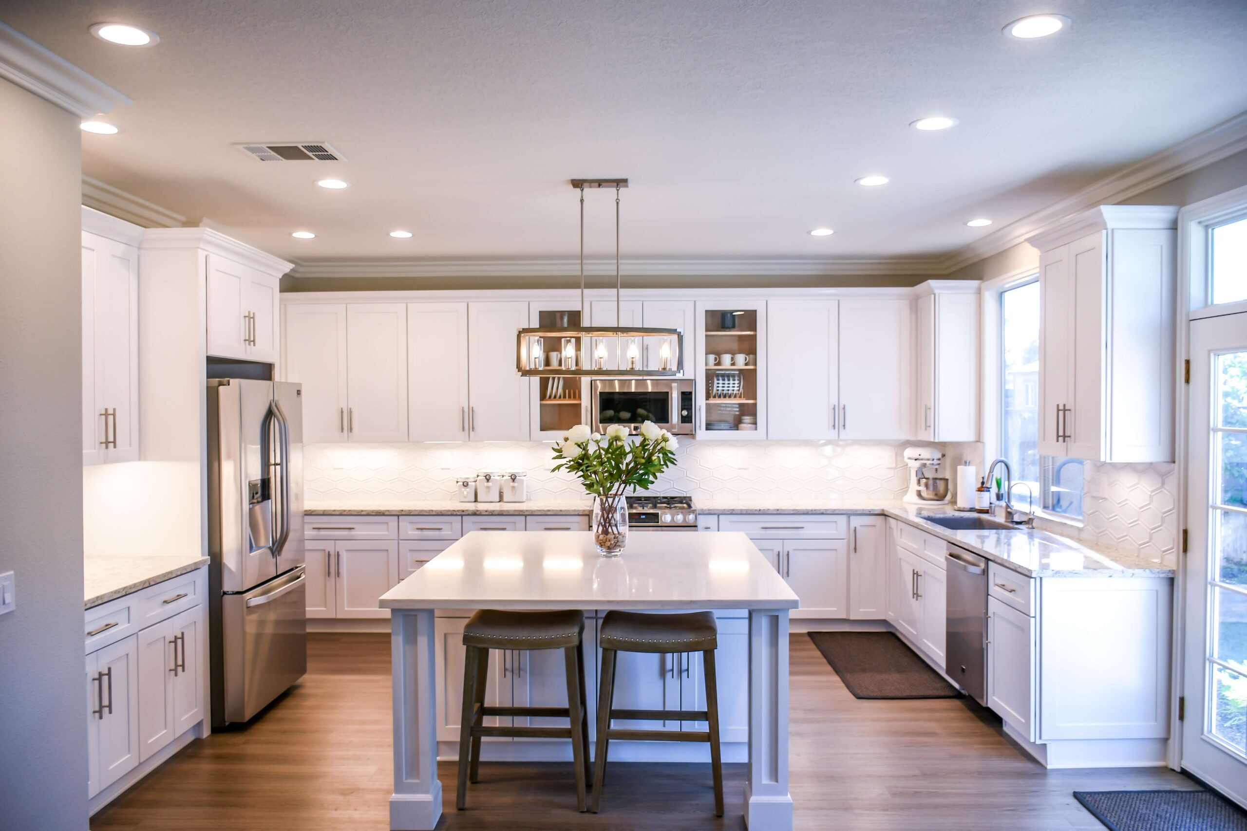 Aluminum kitchen cabinets